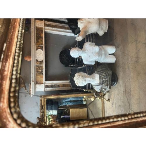 Large Antique French Louis Philippe Gold Gilt Mirror, 1850 For Sale - Image 10 of 18