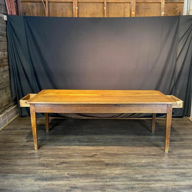 Antique Country French Farmhouse Dining Table From Provence For Sale - Image 9 of 14