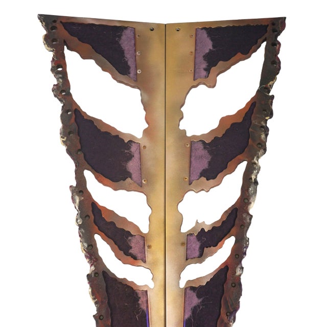 Contemporary Abstract Hanging Sculpture - Triangles With Organic Edges by Mickey "Kano" Kane For Sale - Image 3 of 8