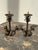 Vintage Wrought Iron Scrolling Candleholders, a Pair, Circa Mid-20th Century For Sale - Image 15 of 18