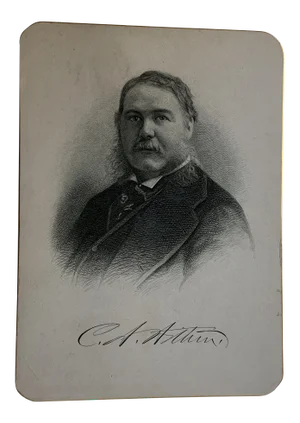 1881 Chester Arthur Portrait Steel Engraving Print