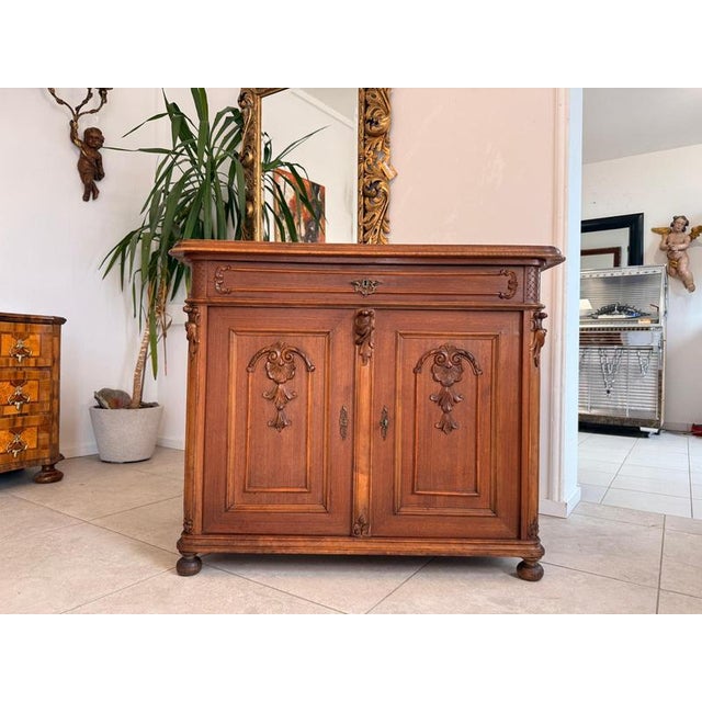 Pfeiferlbarock Buffet in Oak with Granite Top For Sale - Image 14 of 14