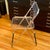 1960s Italian Plia Folding Chairs by Giancarlo Piretti for Anonima Castelli Italy Lucite Chrome - A Pair For Sale - Image 5 of 9