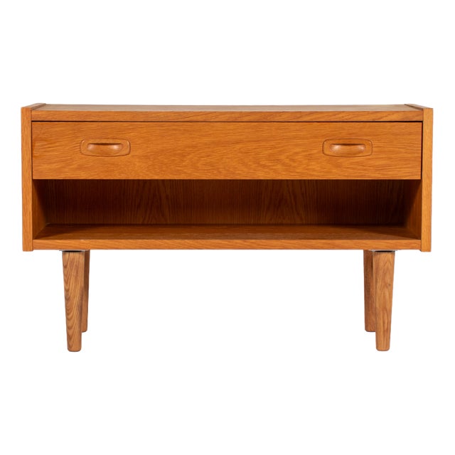 Mid-Century Modern Danish Oak Hallway Cabinet, 1960s For Sale