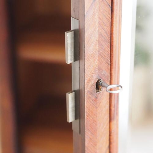 Antique Louis Philippe Mirrored Wardrobe in Rosewood, 1890s For Sale - Image 12 of 18