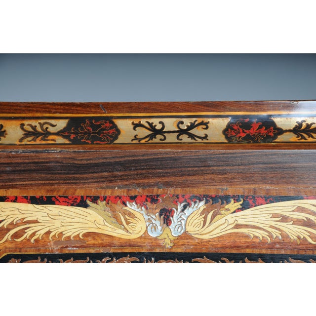 Boulle Inlaid Table in Wood For Sale - Image 16 of 18