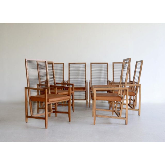 Contemporary Armchairs, Italy, 1960s, Set of 8 For Sale - Image 3 of 15