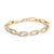 An instant modern classic, this bold paperclip link bracelet glows with a sunlit yellow-gold finish that flatters every...