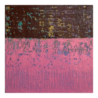 Chocolate Cherry Abstract Oil Painting For Sale