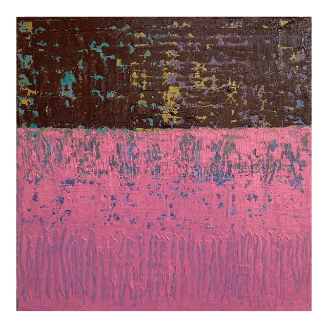 Chocolate Cherry Abstract Oil Painting For Sale
