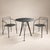 Table and Armchairs by Pascal Mourgue, 1980s, Set of 3 For Sale - Image 4 of 4