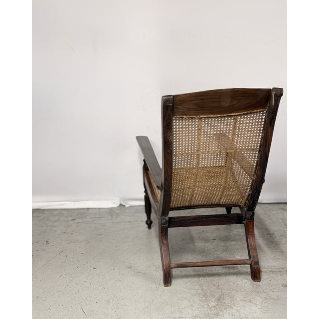 Antique Colonial Plantation Chair, 1890s For Sale - Image 4 of 8