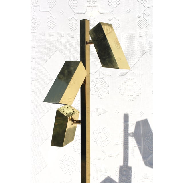 Laurel Lamp Company 1970s Brass Floor Lamp Attributed to Laurel For Sale - Image 4 of 10