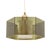 Mid-Century Modern Scandinavian Glass and Brass Pendant Light by Carl Fagerlund for Orrefors, Sweden, 1960s For Sale - Image 10 of 10