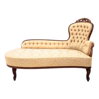 Antique Chaise Lounge, France, 1890 For Sale