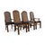Mid-Century Modern Pulaski Oceanic Vintage Brutalist Mid Century Modern Set of 6 Dining Chairs C. 1960s For Sale - Image 3 of 5