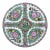 Hand Painted Chinese Famille Rose Medallion 10” Plate For Sale