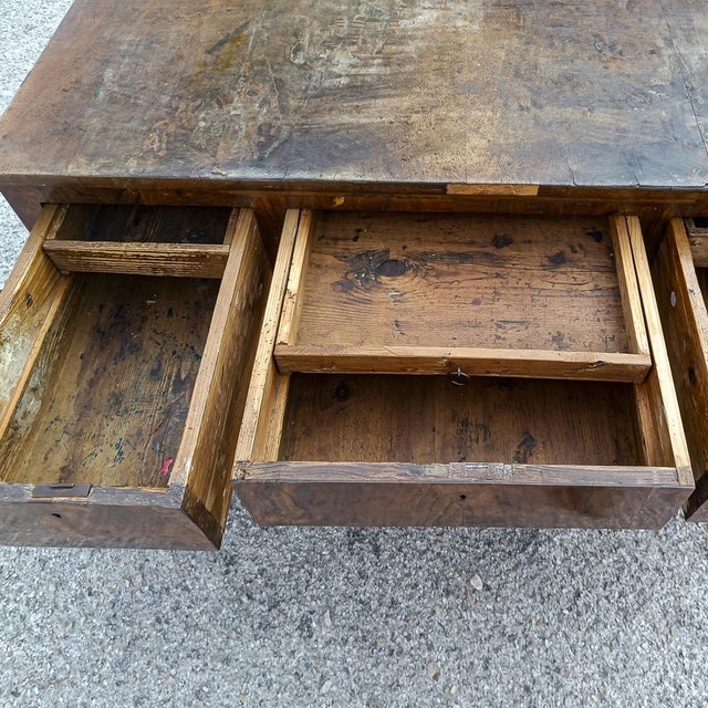 Desk in Walnut, 19th Century For Sale - Image 16 of 18