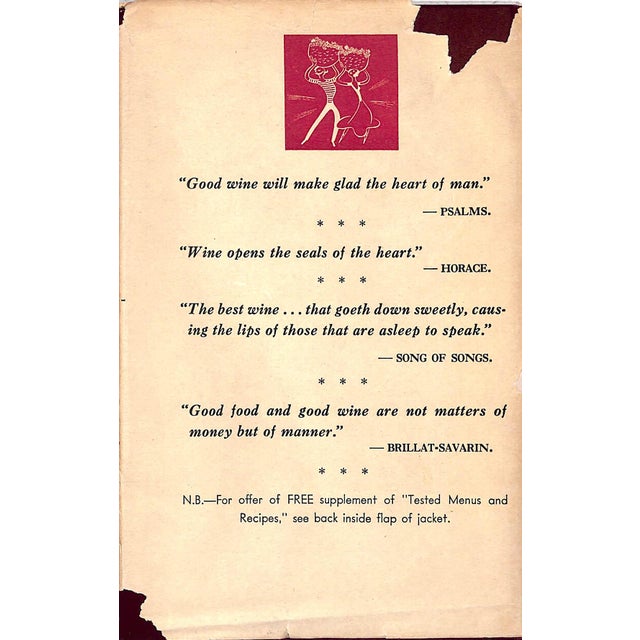 "How the Modern Hostess Serves Wine" 1934 Ozias, Blake [Editor] For Sale - Image 4 of 11