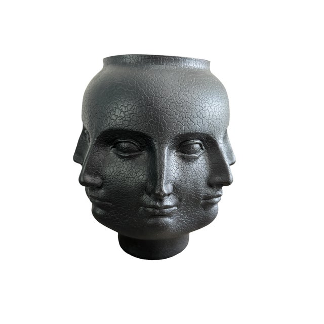 Abstract Piero Fornasetti Style Multi Face Vase For Sale - Image 3 of 9