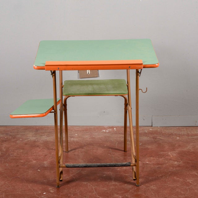Vintage Folding School Desk For Sale - Image 12 of 18