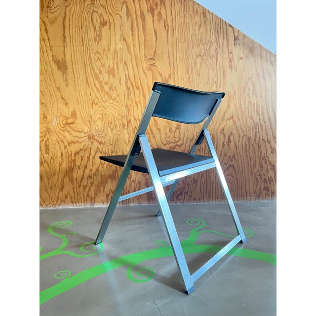 1990s P08 Folding Chair by Justus Kolberg for Tecno, 1991 For Sale - Image 5 of 17