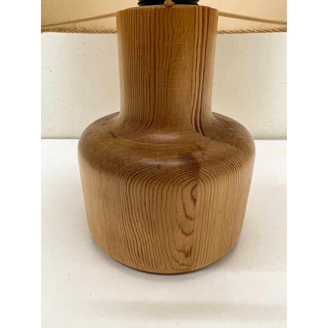 Mid-Century Table Lamp in Pine Wood by Bestform, 1960s For Sale - Image 10 of 11