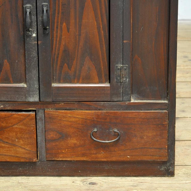 Small Japanese Cabinet, 1920s For Sale - Image 9 of 11