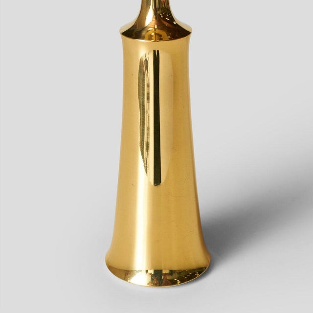 Metal 1950s Brass Candlesticks by Jens Quistgaard - a Pair For Sale - Image 7 of 7