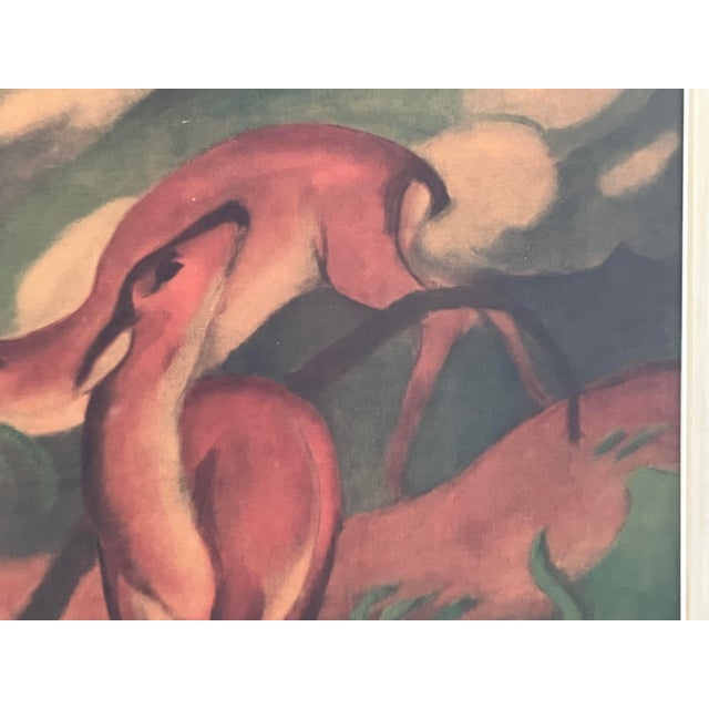 Mid-Century Modern Large Vintage German Modernist Board-Backed Art Print – Frankfurt Am Main Gallery Label For Sale - Image 3 of 15