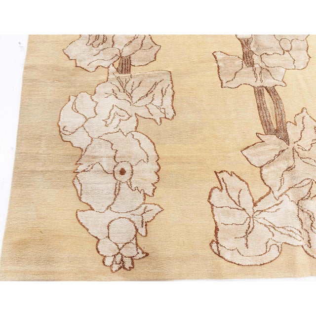 Modern Napa Vines handmade wool rug by Doris Leslie Blau. Size: 8'0" x 10'0" (243 × 304 cm). Contemporary carpets have...