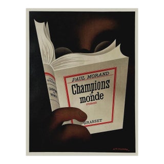 1984 Adolphe Cassandre Champions Du Monde Lithograph Poster For Sale