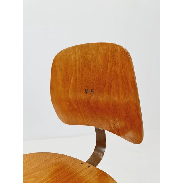 Bauhaus Office Chair in Wood by Drabert, 1960s For Sale - Image 6 of 11