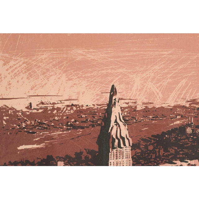 Framed Silkscreen of New York For Sale - Image 4 of 12