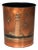 Vintage Nautical Lighthouse Copper Wrapped Wastebasket For Sale