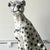 Alabaster Vintage Boho Italian Glazed Ceramic Cheetah For Sale - Image 8 of 12
