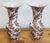 Traditional Vintage Porcelain Urns With Coral Motif, a Pair For Sale - Image 3 of 11