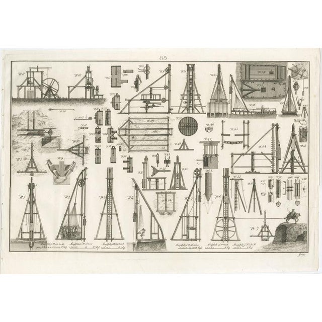 Civil Engineering and Construction Engravings, 1800, Paper, Set of 3 For Sale - Image 6 of 9