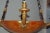 Antique Gilt Bronze and Alabaster Chandelier For Sale - Image 4 of 11