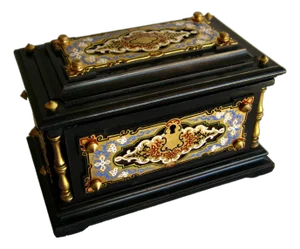 Early 19th Century French Napoleon III Cloisonné Jewelry Box