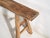Antique Elm Footboard Bench, 1870s For Sale - Image 11 of 12
