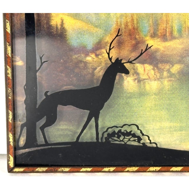 Metal Vintage Silhouette Pictures Pairing For Sale - Image 7 of 12