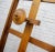 Brown Wooden Easel, France, Early 20th Century For Sale - Image 8 of 17