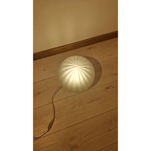 Table Lamps with Brass Base and Worked Glass, 1990s, Set of 2 For Sale - Image 12 of 15