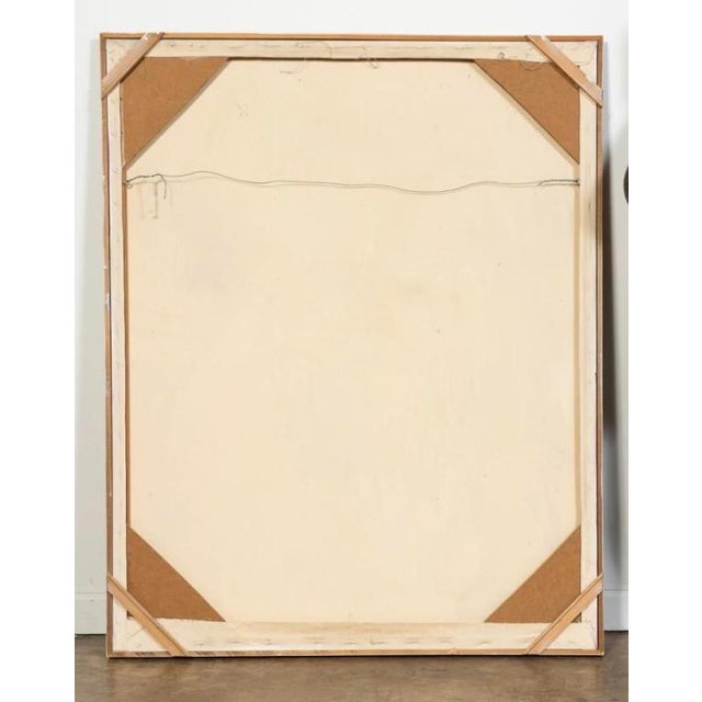 Contemporary Cynthia Knapp Large Framed Abstract Painting For Sale - Image 3 of 5