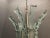 Zero Quattro Mid-Century Ice Cut Glass Chandelier by Zero Quattro For Sale - Image 4 of 10