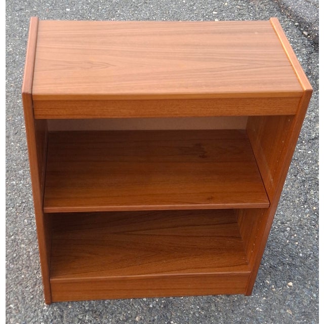 Mid 20th Century Danish Modern Style Teak Low Bookcase For Sale - Image 4 of 9