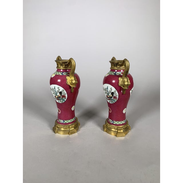 Mid 18th Century Antique Chinese Porcelain Vases, 1750, Set of 2 For Sale - Image 5 of 11