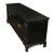 Asian Black Asian Style Sideboard With Brass Hardware For Sale - Image 3 of 4