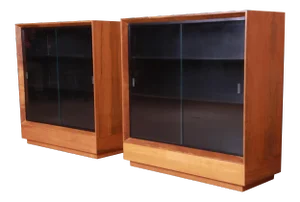 Gilbert Rohde for Herman Miller Paldao Group Bookcases, Newly Refinished